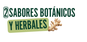 Sabores botánicos y herbales